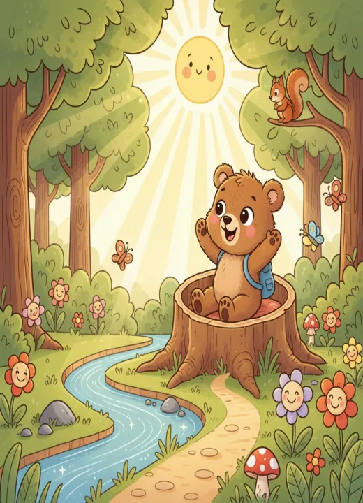 Cover of Little Bear's Forest Friends Adventure — a woodland friendship story