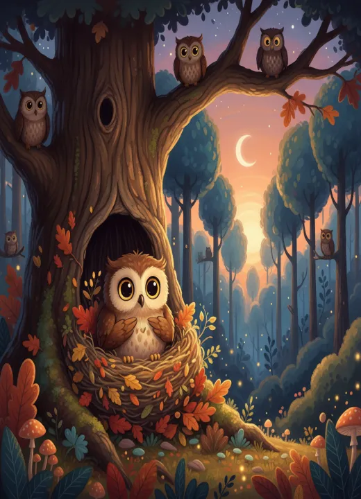 Cover of Oliver and the Magical Night — a bedtime story about overcoming fear of the dark